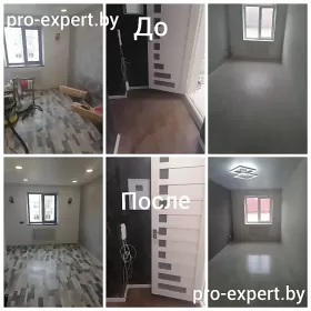 Уборка после ремонта комнат